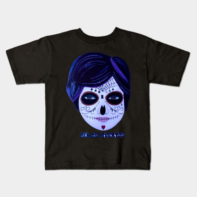 Dia De Los Muertos (Day of the Dead) Kids T-Shirt by ocsjake613